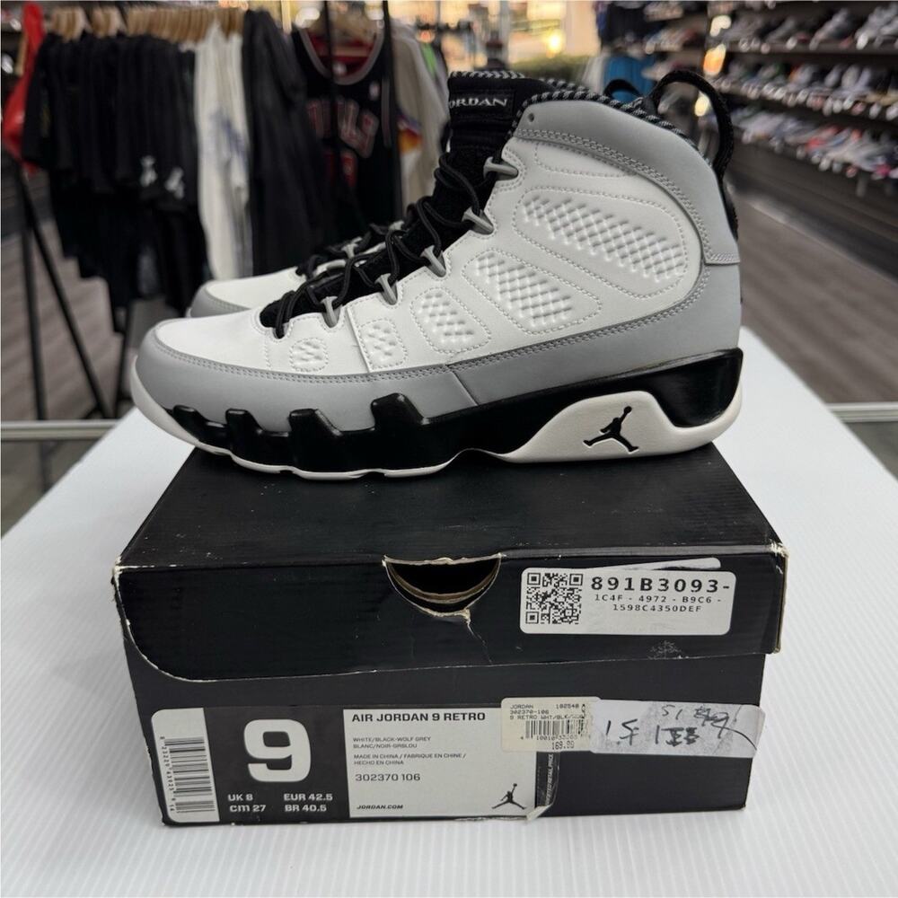 Size 9 - 2014 Air Jordan 9 Retro Barons 302370-106